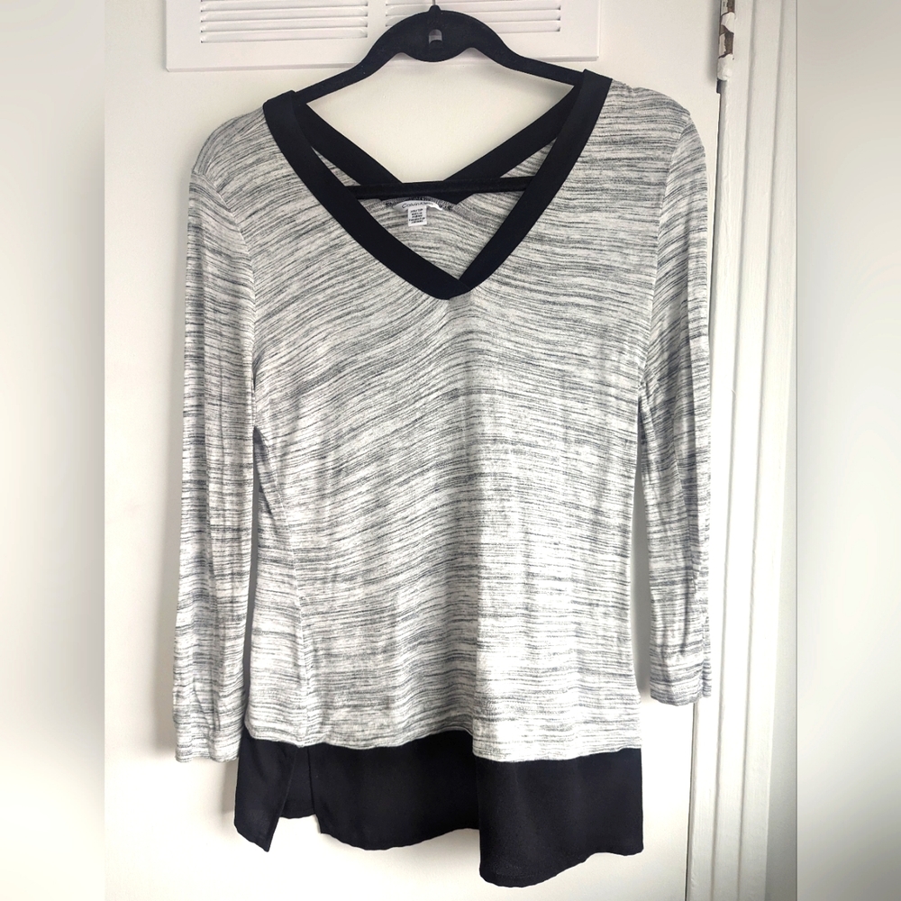 Calvin Klein moiré top
